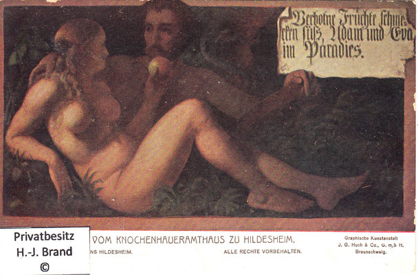 Verbotene Früchte schmecken süß, Adam und Eva im Paradies