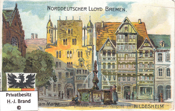 Norddeutscher Lloyd Bremen: Dampfer MAIN, den 27. August 1919